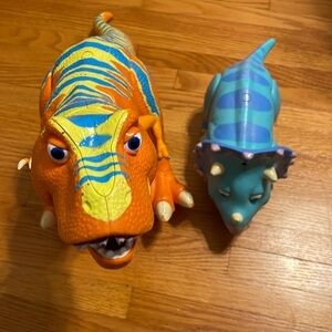 Set Dinosaur Train Talk Interactive Toys Tank Triceratops and Boris the T Rex